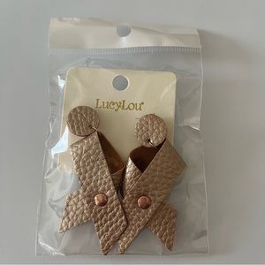 2/$20 Lucy Lou Faux Leather Earrings